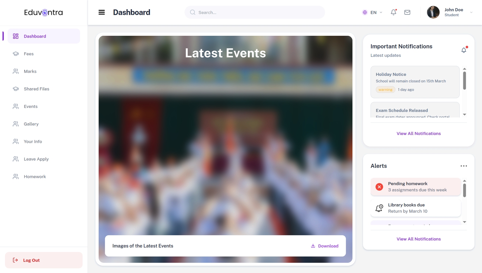 Parent Activity Feed