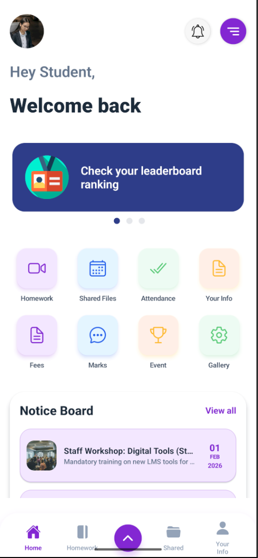 Student Dashboard